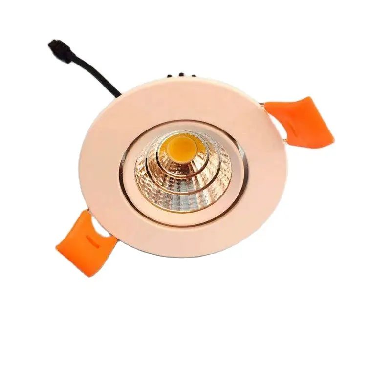 

20pcs/lot WHITE LED spotlight lamp 3W5W 220v AC LED mini downlight hole size 55mm cabinet recessed led panel light