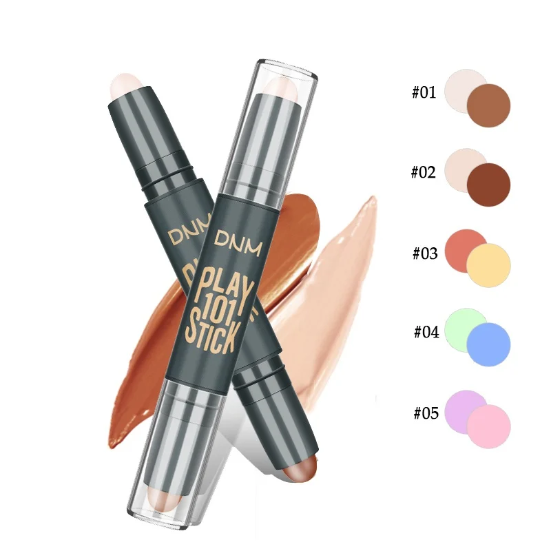 Красота двухсторонний консилер ручка для лица CC обрезка карандаш Цвет корректор