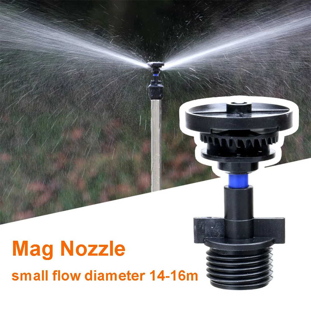 

100 шт. DN15 сельскохозяйственное орошение с автоматическим вращением на 360 градусов, магнитный рокер, спринклер для сада, газона, дома, полива, ...