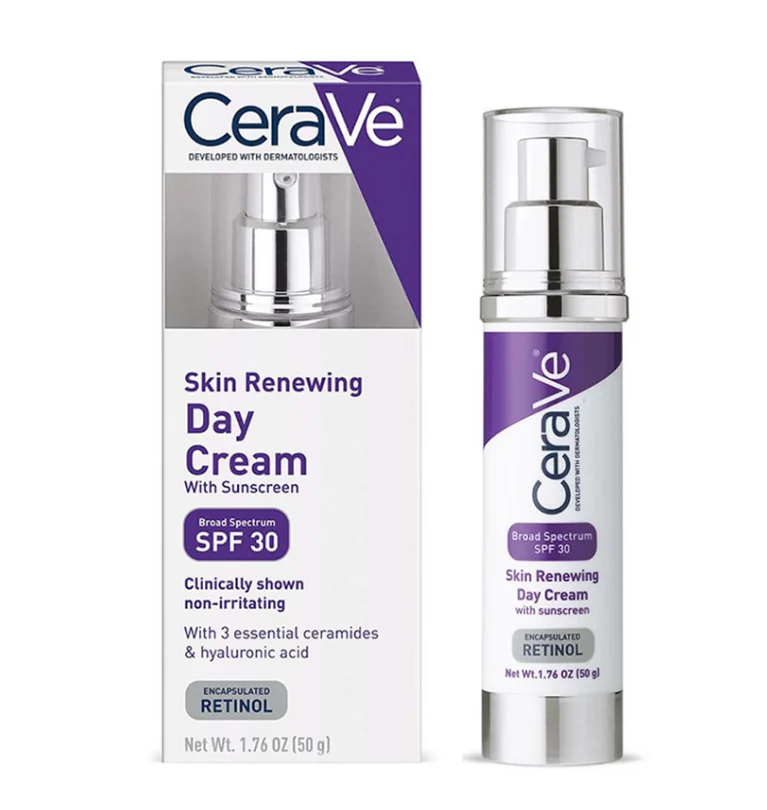 

Original Cerave Skin Renewing Day Cream with SPF 30 Suncreen Anti-Wrinkle Facial Repair Essence Whitening Moisturizing Serum 50g
