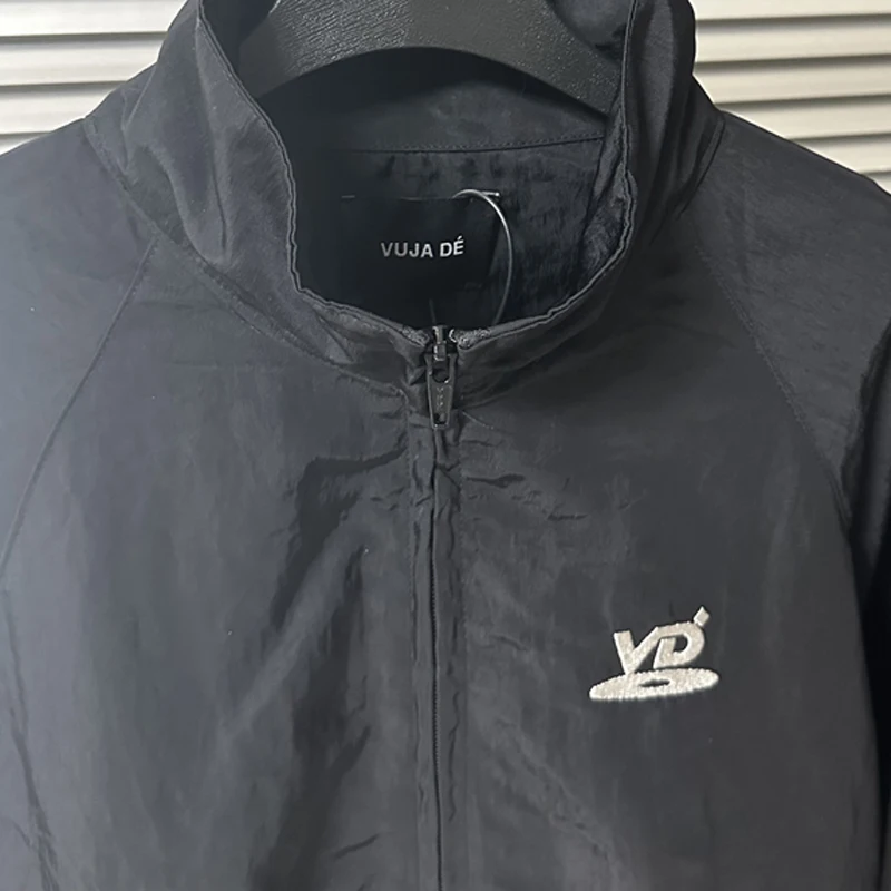 Ретро повседневная куртка VUJADE спортивный костюм для мужчин и женщин высокое