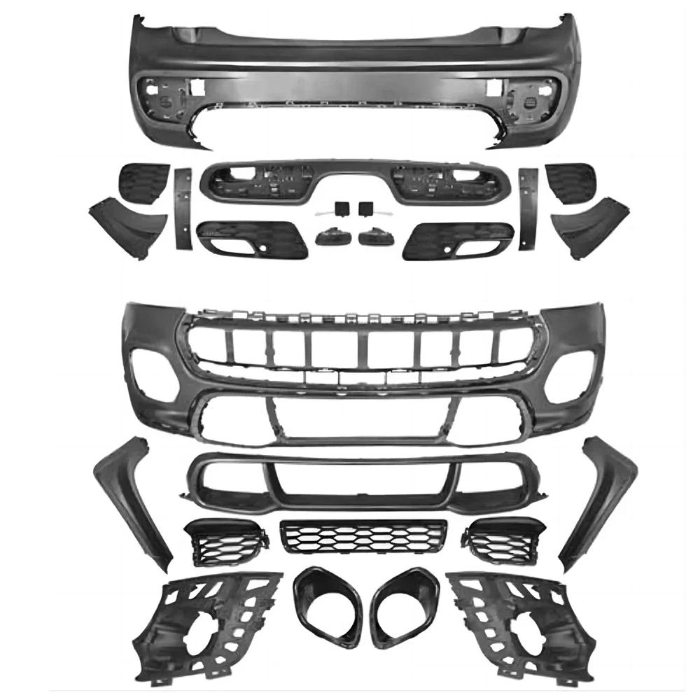 Полный комплект кузова для Mini F55 F56 F57 14-20 Обновление до JCW Стиль Наконечники