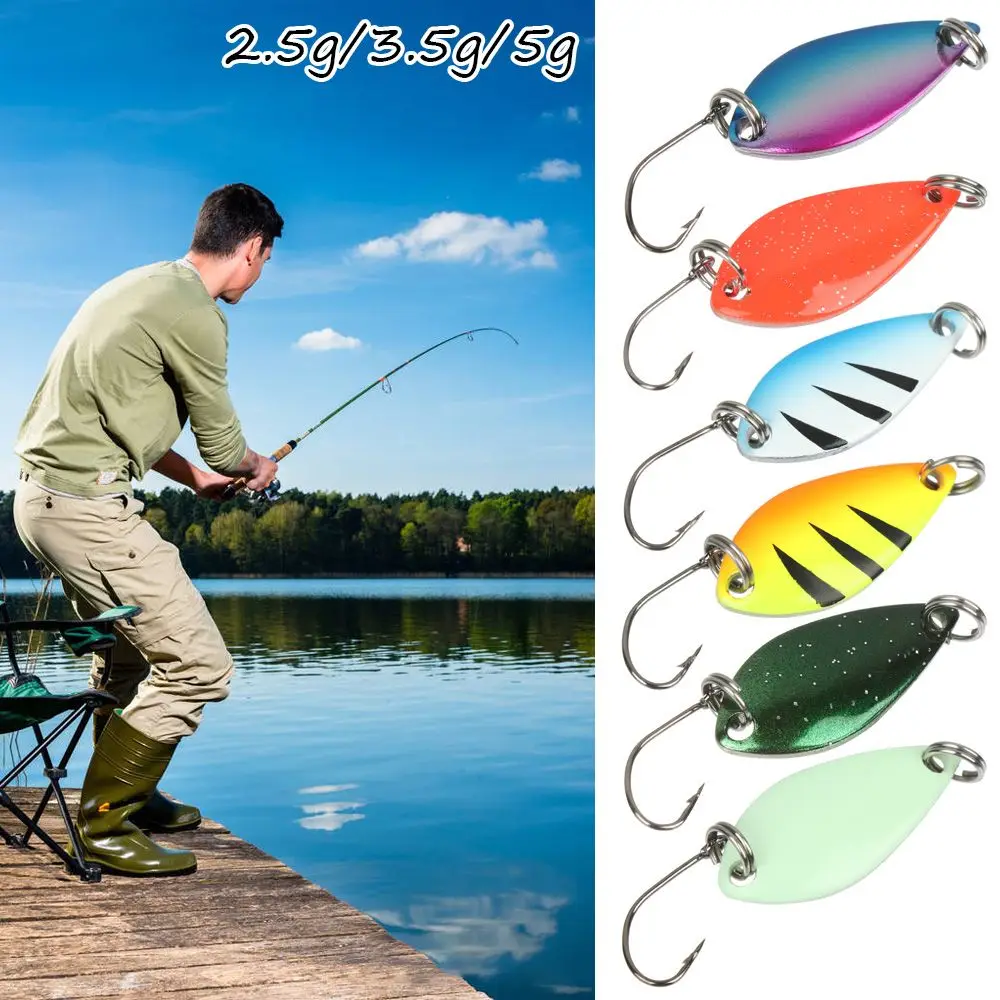 

Spinner Spoon Metal Metal Spoon Sequins Bait Supplies Hard Baits Lures Lure Sharp Hook Fishing Tackle Fishing Lure