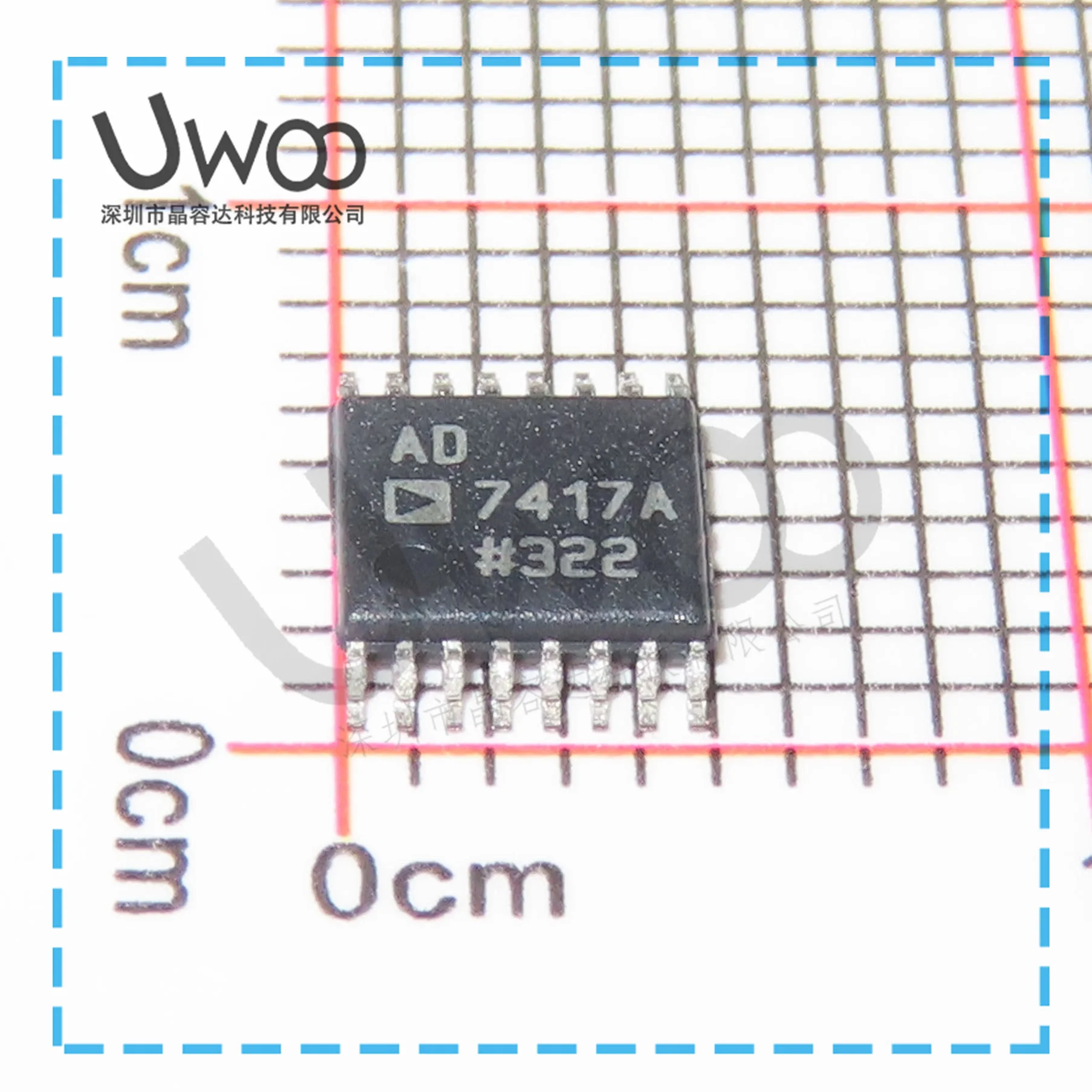 100% оригинальный новый AD7417ARUZ AD7417A SOIC-8 AD7417ARZ AD7417AR AD7417 SOIC-16