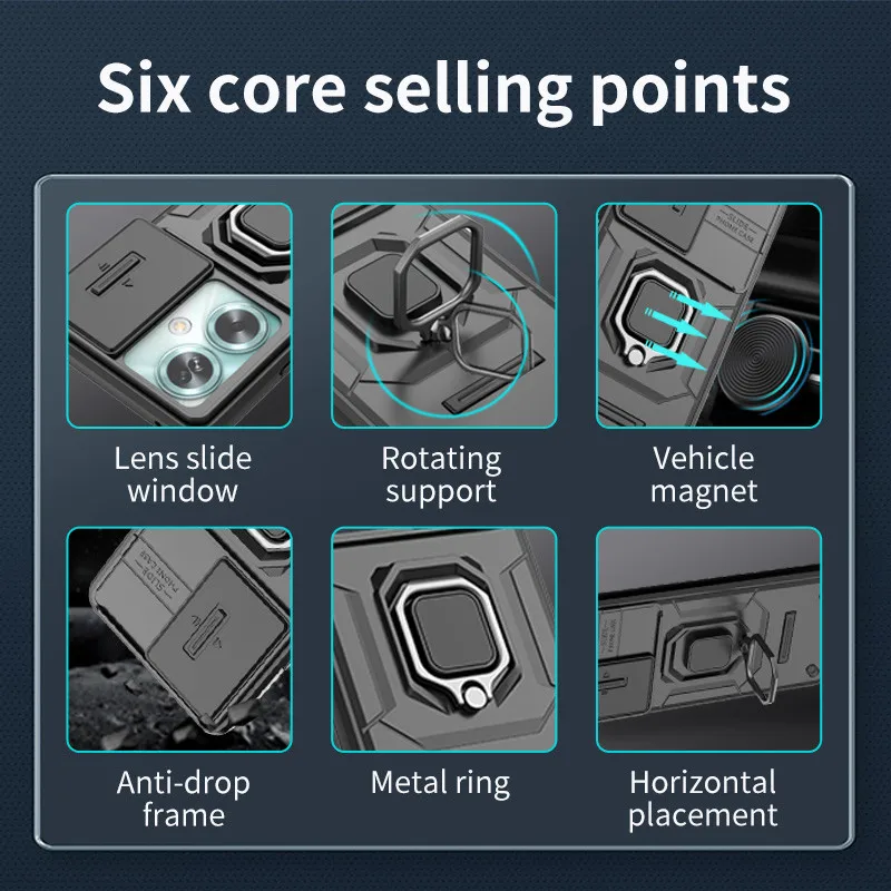 Для OPPO A79 5G чехол для 6 72 дюймов объектив скользящий оконный протектор