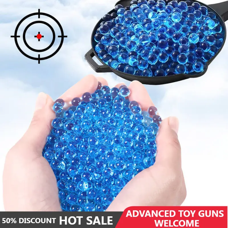 

10000 pcs/set Water Balls Bullets Kids Gel 7-8mm Airsoft Weapons Rifle Pistol Blasters Cap Guns Pellets Glock Shooting Toys Ammo