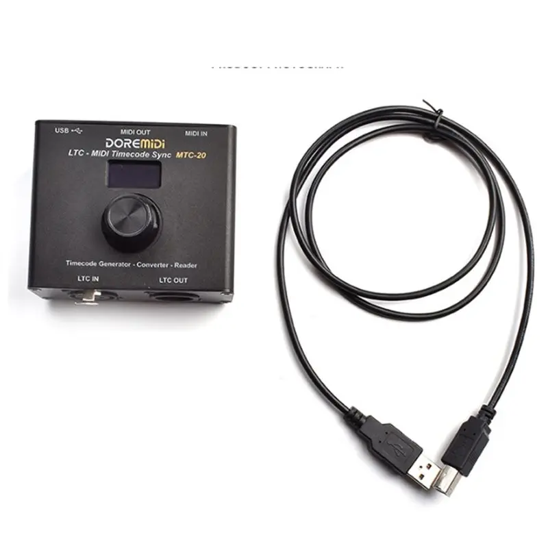 Синхронизатор времени Doremidi LTC-MIDI MTC-20 с поддержкой MA Console, программного обеспечения Reaper и управления MMC (art.: 3920dbbe7ffaf) - 3920dbbe7ffaf