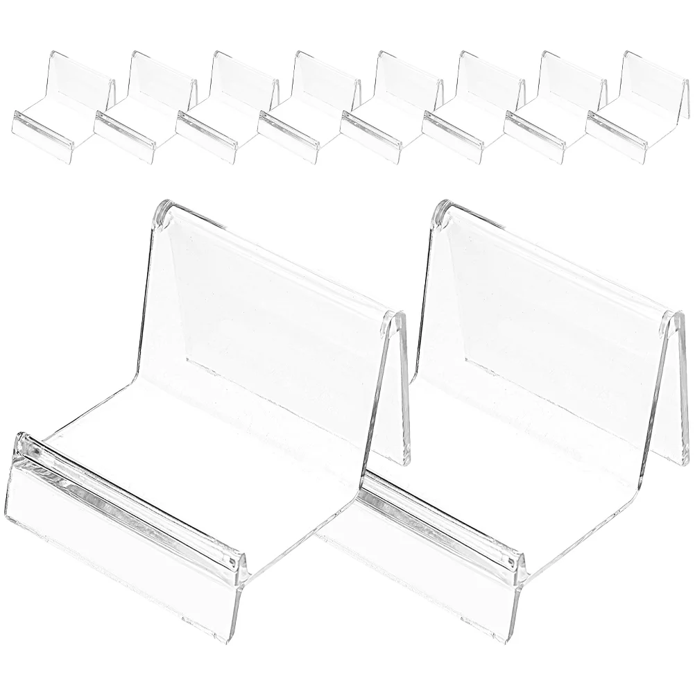 

Display Stand Acrylic Purse Shelf Wallet Handbag Jewelry Rack Holder Clear Risers Organizer Racks Clutches Files Riser Glasses