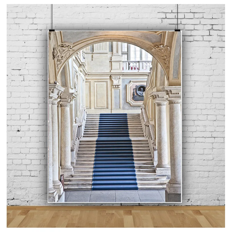 

Vinyl Custom Palace European Style Retro Classicial Photography Backdrops Props Art Castle Architecture Studio Background ZS-02