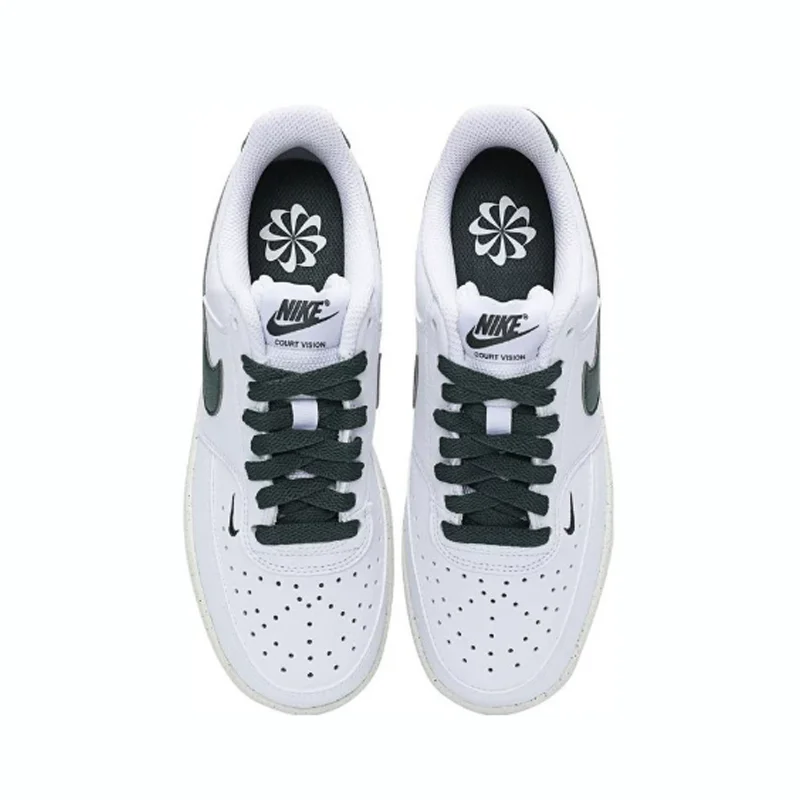 Фото Женские повседневные кроссовки Nike Court Vision Low Retro Low Top Double Swoosh FV9952-101 №4
