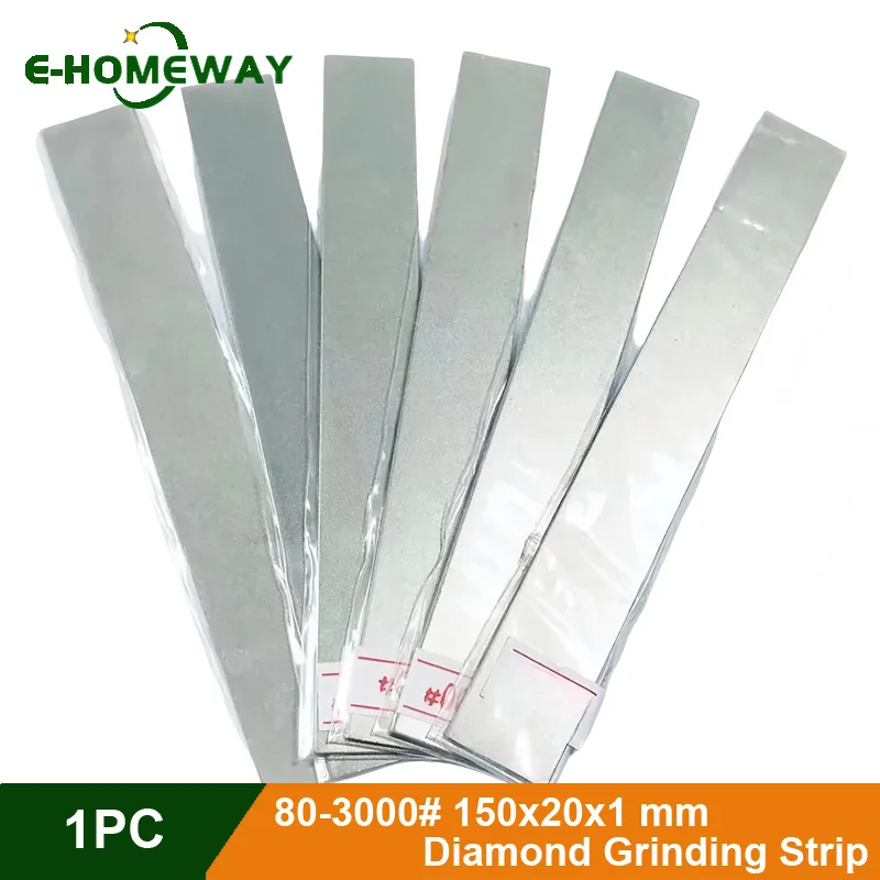 

Набор безразовых алмазных точильных камней зернистостью 80-3000 | Профессиональная заточка ножей | Абразивный инструмент для кухни, DIY и полировки металла