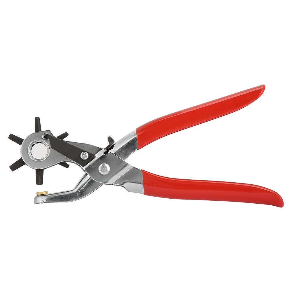 

2-4.5mm Carbon Steel Multi Hole Belt Punch Plier For Leather Paper Plastic