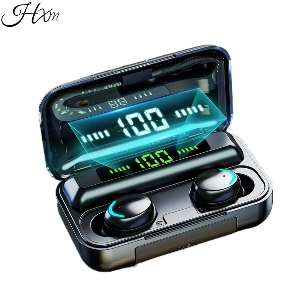 

TWS-стереонаушники F9 с поддержкой Bluetooth 5,0 и защитой от непогоды