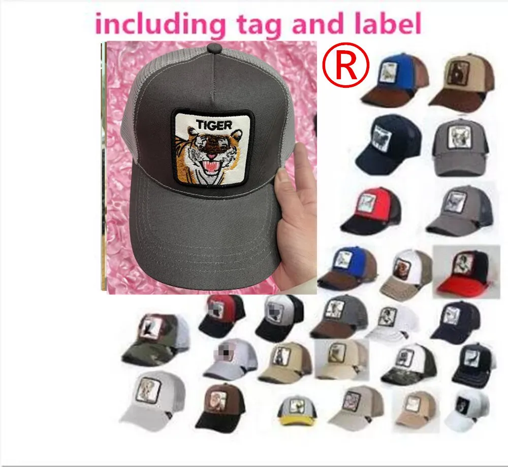 

Goorin wolf New Baseball Cap Animal Embroidery Anime Cute Embroidery Summer Mesh Men's Ms. Outdoor Sunshade Truck Driver hats-s5