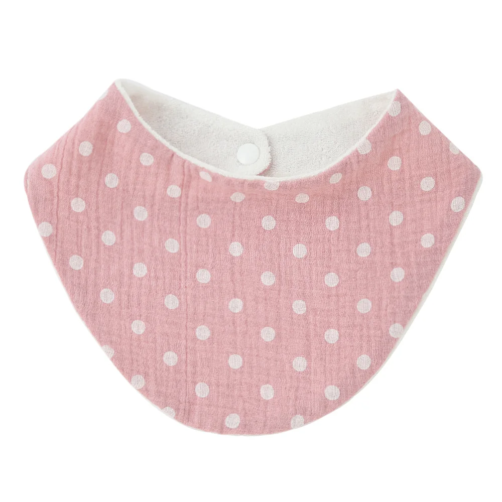 Baby Cotton Gauze Bibs Soft Infant Bib Newborn Double Sides Use Burp Cloths Bandana Scarf for Kids Boy Girl Feeding Saliva Towel images - 6