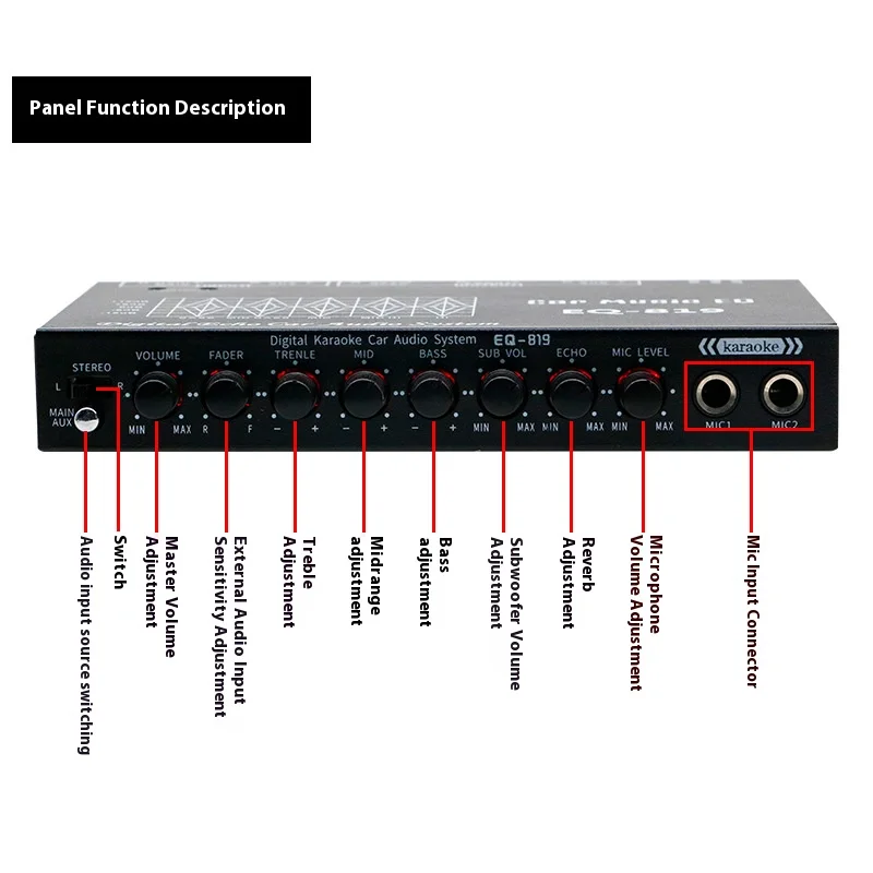 Автомобильный эквалайзер EQ