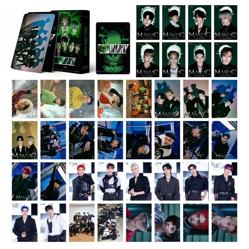 54 шт./компл. Kpop Stray Kids Lomo Cards ODDINARY новый альбом для мальчиков фотооткрытки Straykids