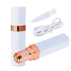 Эпилятор женский перезаряжаемый в форме помады, электрический эпилятор для удаления волос на лице, безболезненная Безопасная бритва для всего тела, USB