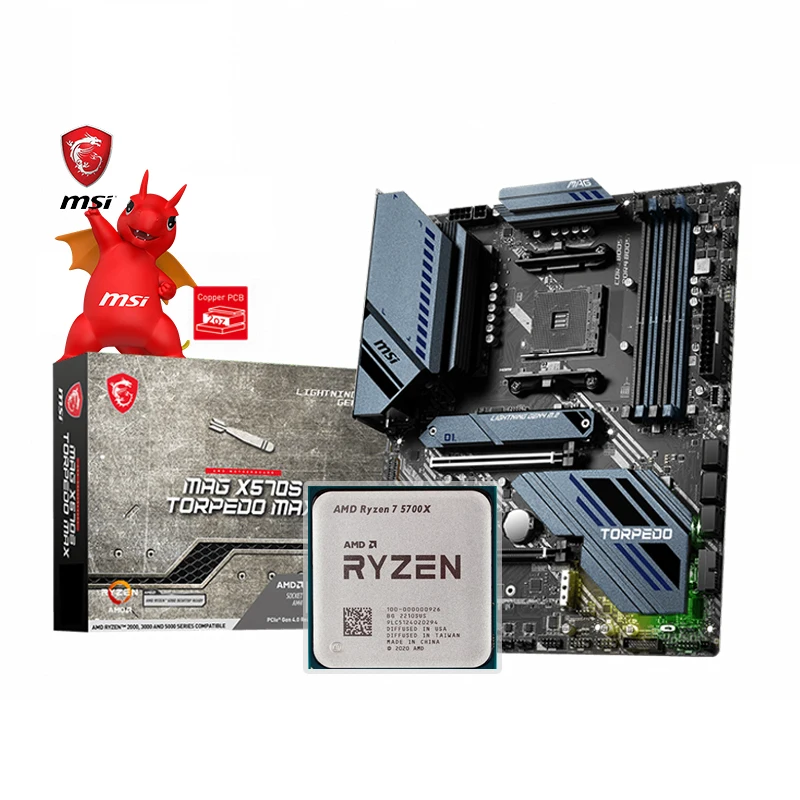 

Ryzen 7 5700X + MAG X570S-TORPEDO MAX