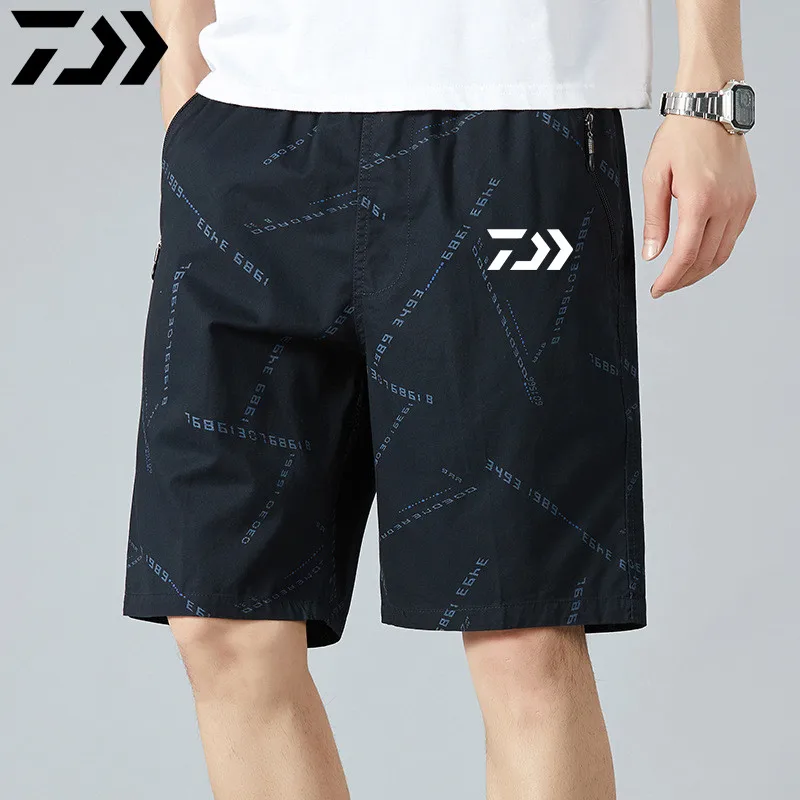 

Daiwa 2024 New Summer Men's Casual Shorts Outdoor Sports Quick Drying Fishing Pants Moisture Absorbing Sports Cycling Shorts
