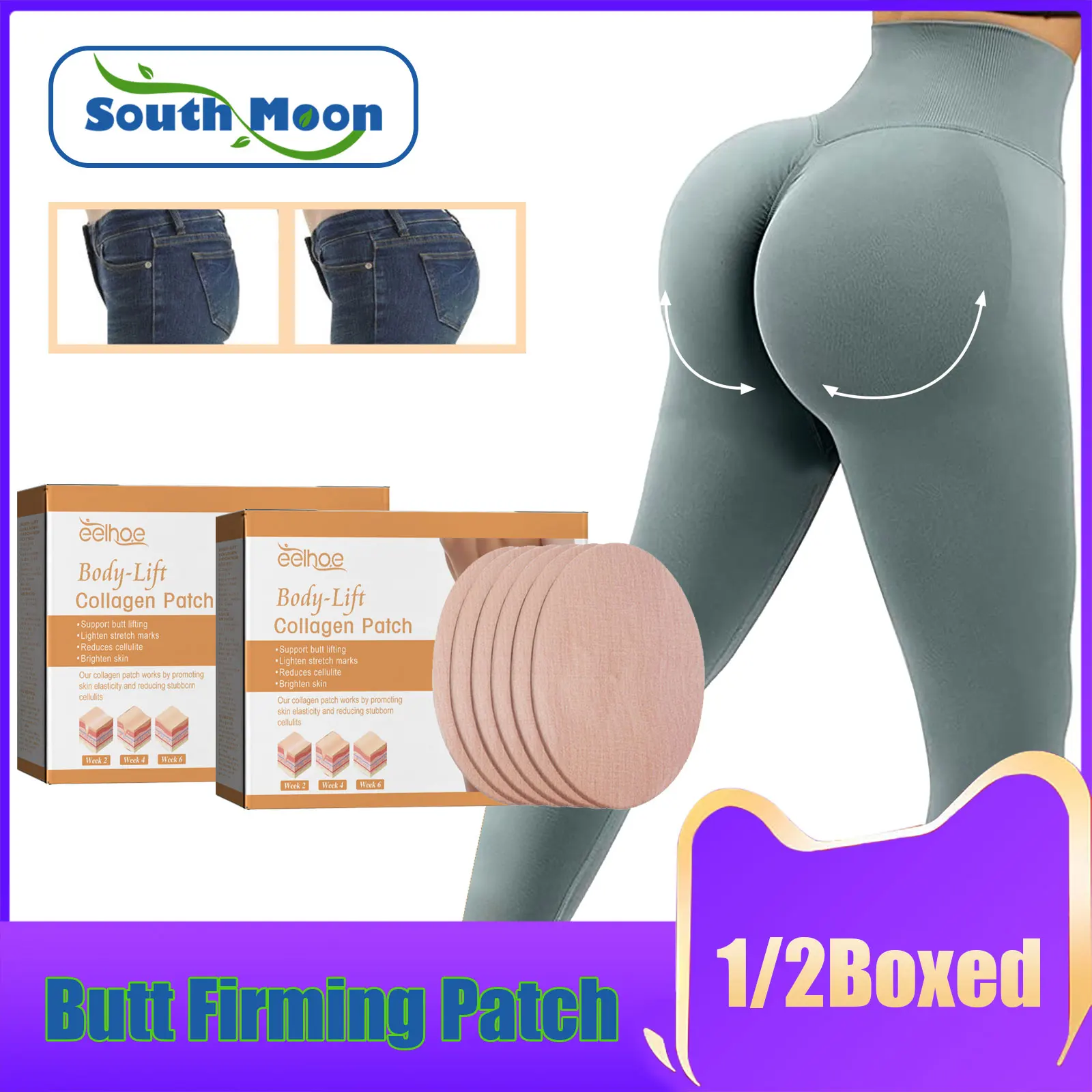 

Firm Buttock Patch Butt Enhancement Massage Sexy Buttocks Tighten Moisturizing Firming Sagging Butts Hip Lift Shaping Patches