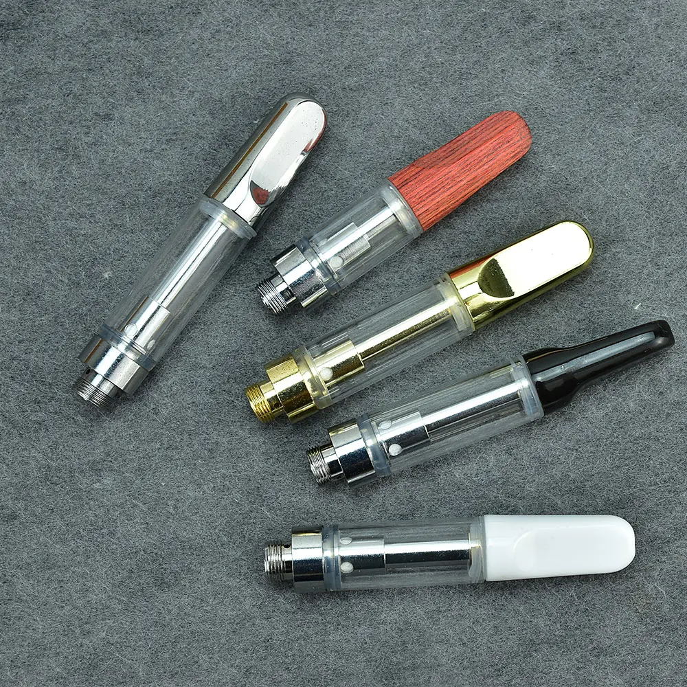 

20pcs CC-ell Cartridges Glass Tank Ceramic Atomizers 0.5ml/1.0ml Carts Thick Oil Cartridge FOR 510 BK battery