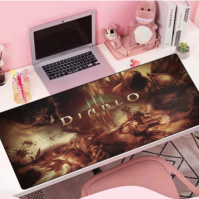 

Diablo 2 Large Mouse Pad Gaming Mousepad Anime Deskmat Keyboard Mat Desk Protector Pc Accessories Cartoon Kawaii Cute Mouse Pads
