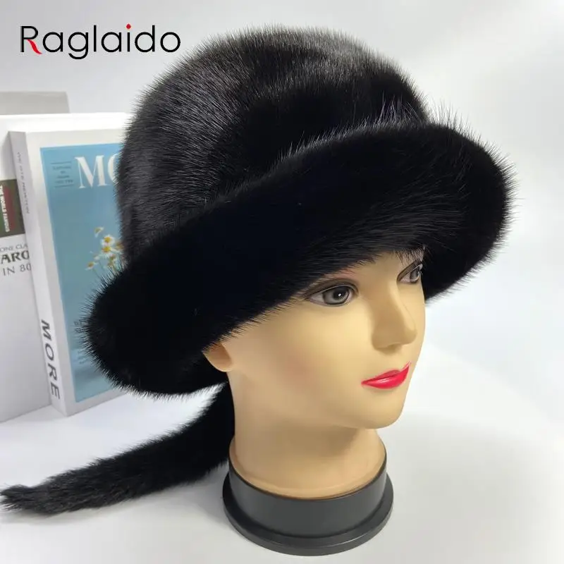 mink fur cap