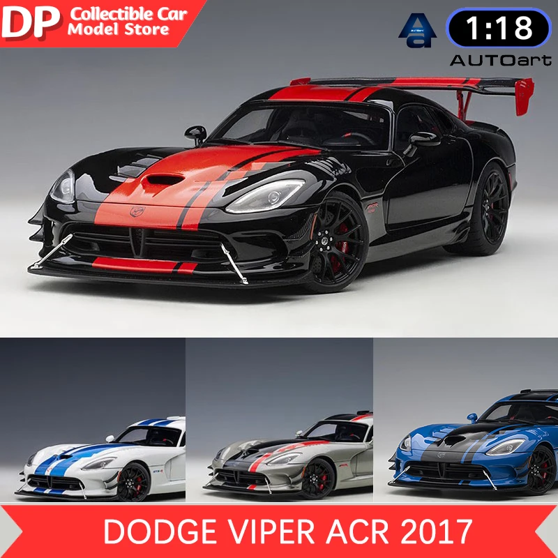 1:18 AUTOart Dodge Viper Acr 2017 (черный/синий/серый/белый) Модели автомобилей из сплава