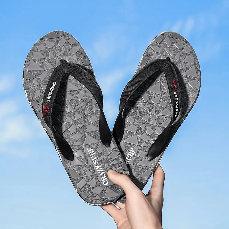 

New Summer Men Beach Flip Flops Man Slippers High Quality Light Flip Flop Claquette Homme Fashion soft sole non-slip slippers