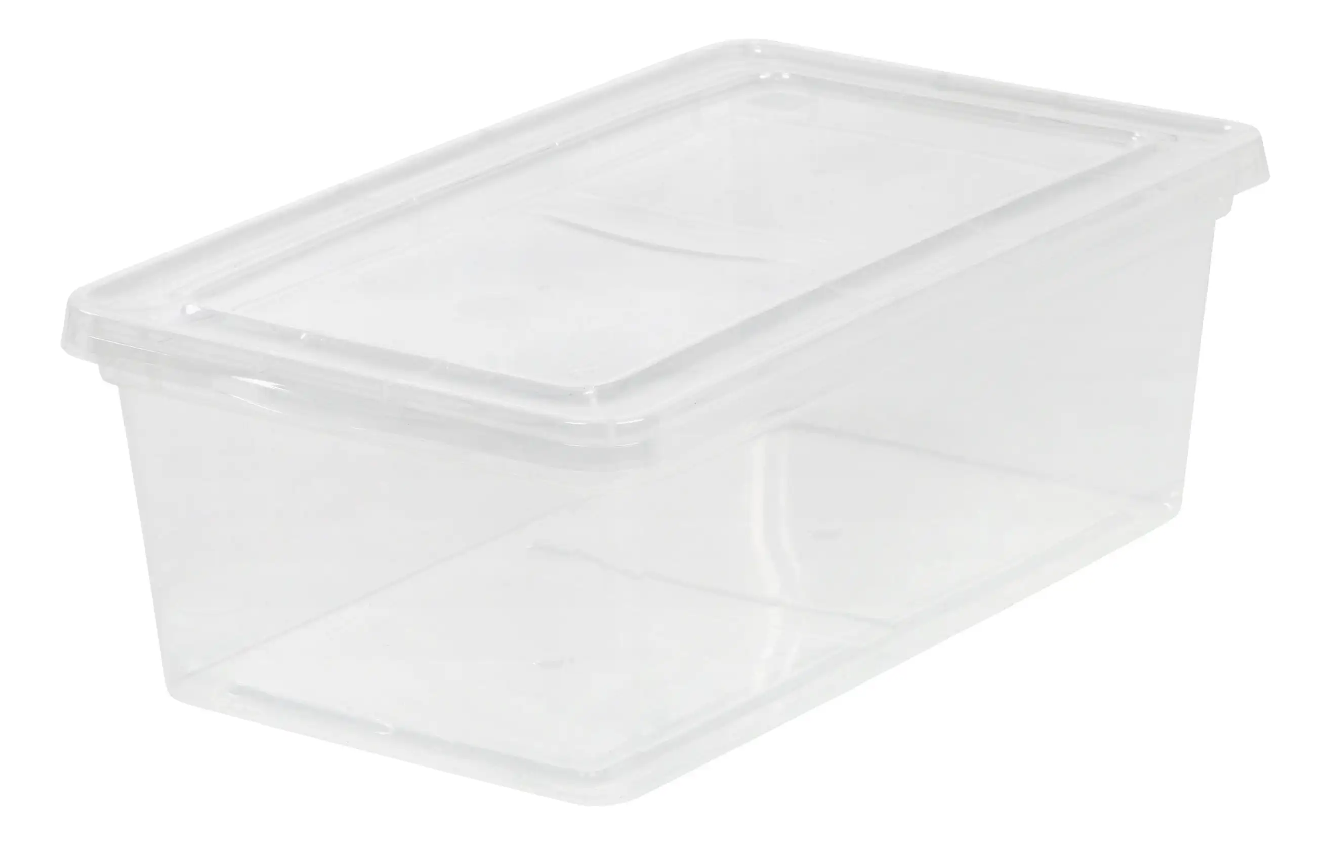 

USA 6 QT Plastic Storage Box, Clear, 1 Pack