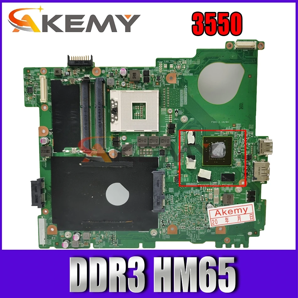 

Akemy 0XV36V XV36V for Dell Vostro 3550 Laptop motherboard DDR3 HM65 tested