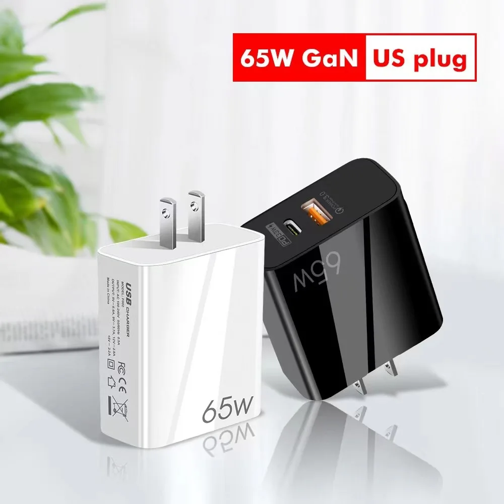 Зарядное устройство сетевое с USB-портом и поддержкой быстрой зарядки 65 Вт |