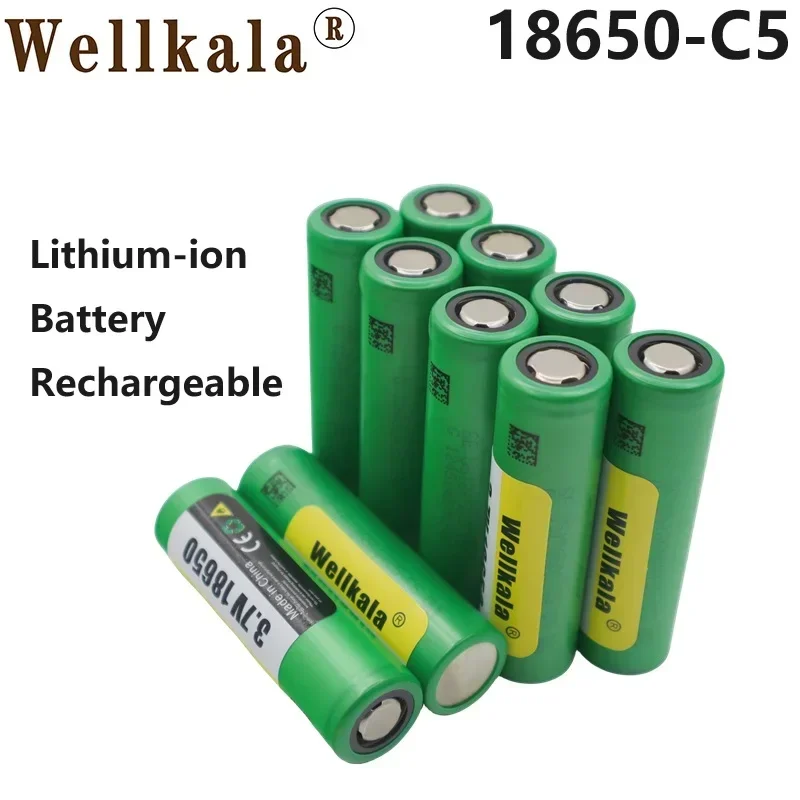 

Aviation Arrival 18650 Battery C5 30A Discharge 3.7V Rechargeable Lithium Ion VTC5 Charger for Flashlights, Game Consoles,Etc