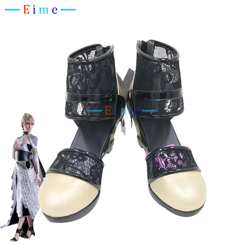 FF15 принцесса Fleuret косплей обувь Хэллоуин искусственная кожа на заказ