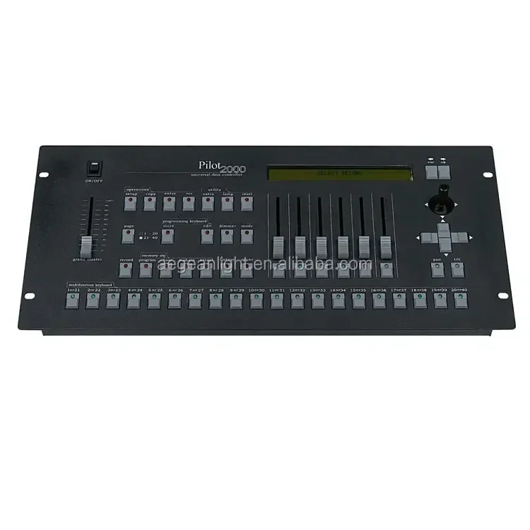 Контроллер освещения сцены Yunyi Pilot 2000 Dmx консоль сигнала панель контроллера Dj для