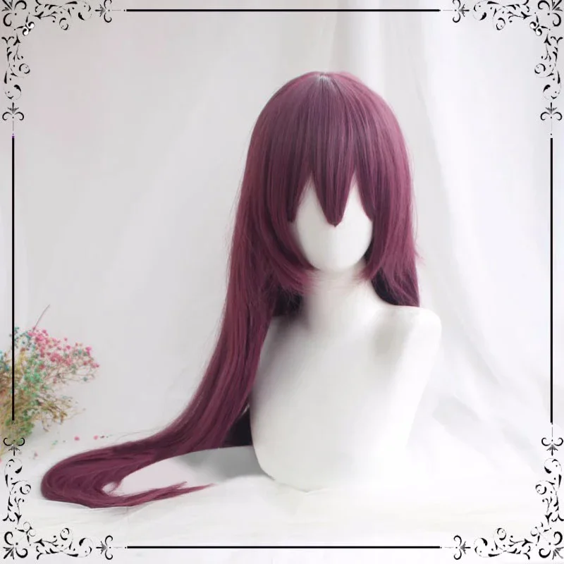 Fate Grand Order Game Cos FGO Scathach Косплей Костюм Банни Девушка Sexul Комбинезон с фиолетовой