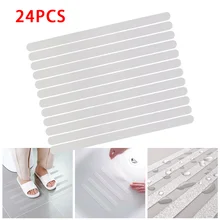 Transparent Anti-slip Strip Bathroom Rugs Bathtub Shower Stickers Stair Floor Stickers Products Household Merchandises Home