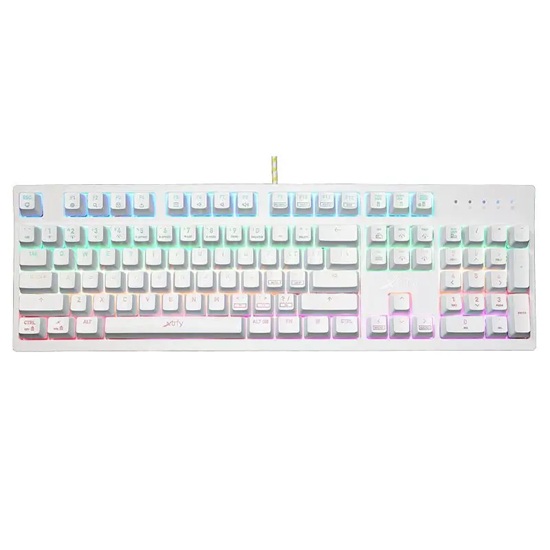 Xtrfy K2 K4 RGB механическая клавиатура E-sports шведская команда мята США/ИСО, оснащенная белой ограниченной серии клавиатуры
