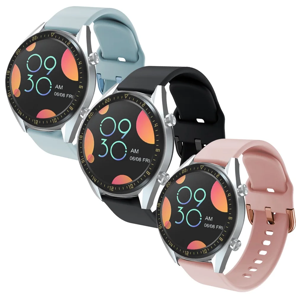 20mm Soft Silicone Band for Huawei GT 2 42mm 46mm smart watch Sport bracelet for Honor magic 2 42mm Wrist Strap Accessories