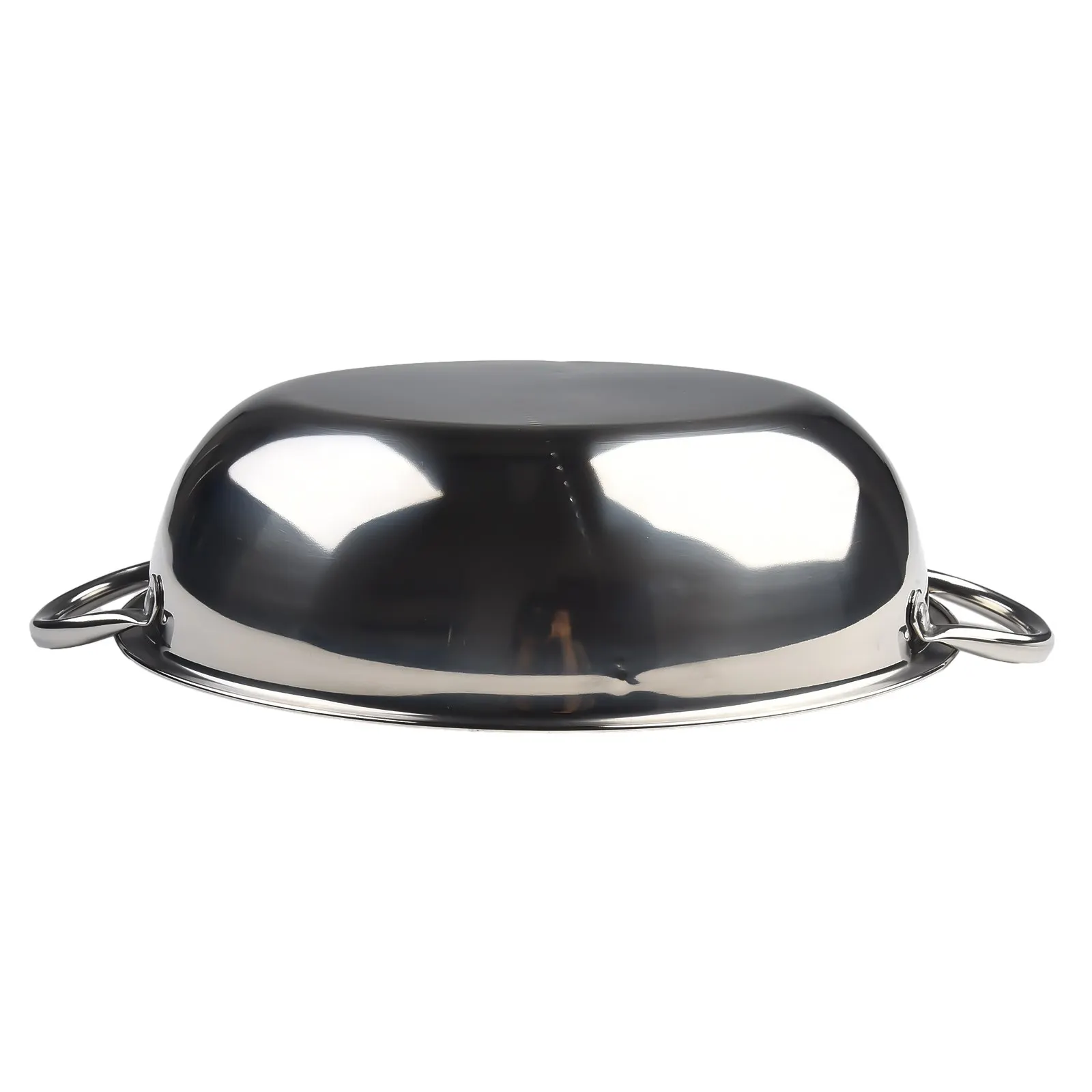 

Twin Divided Hot Pot Kitchen Soup Gas Stove Home Hotpot Stainless Steel Compatible Pot Cookware Dish Plate Double