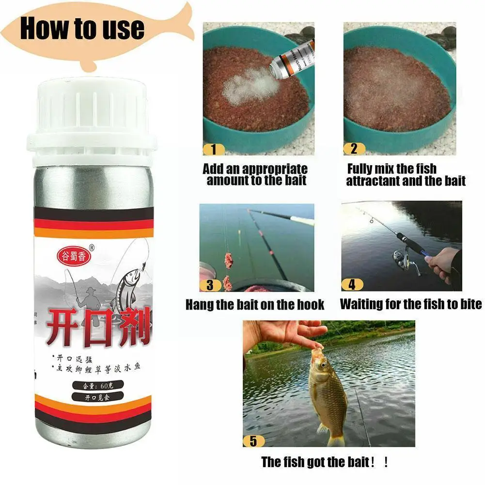 

Fishing Bait Additive Powder Carp Attractive Smell Dmpt Fishing Tackle Accessories Seasoning Food 80g/30g Bait Lure T8k5