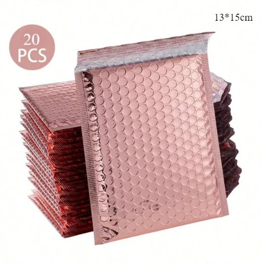 

Водонепроницаемые пузырчатые пакеты розового золота