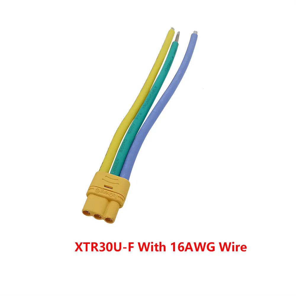 

Разъем для кабеля аккумулятора 100 мм XT60 XT90U XT30U XT60H XTR30U, штекер и гнездо с силиконовым проводом 10AWG/12AWG/16AWG/18AWG