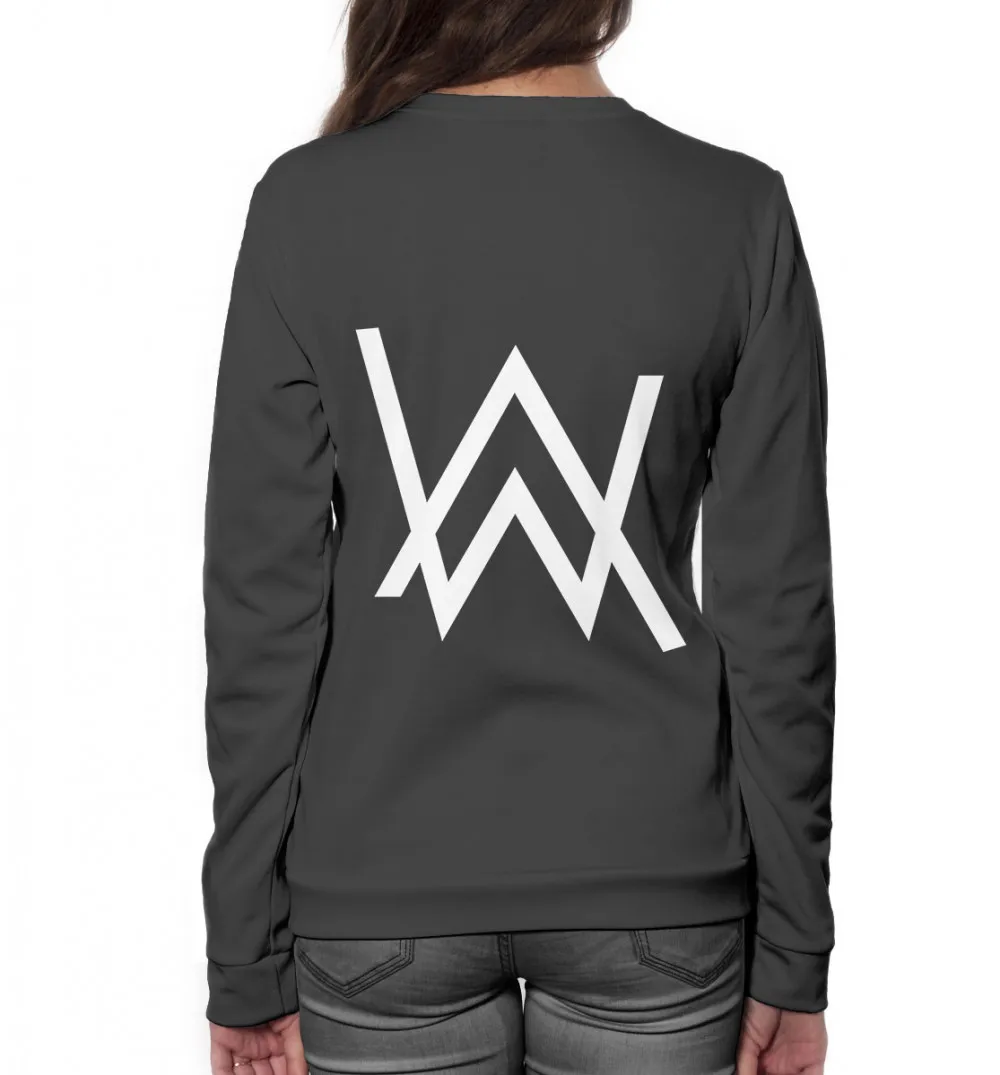 Женский свитшот c 3D принтом Alan Walker | Женская одежда