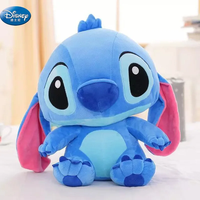 

48 CM Kawaii Stitch Long ears Plush toys bag Disney cute Dolls Soft Pillows for baby kids Dear person gift