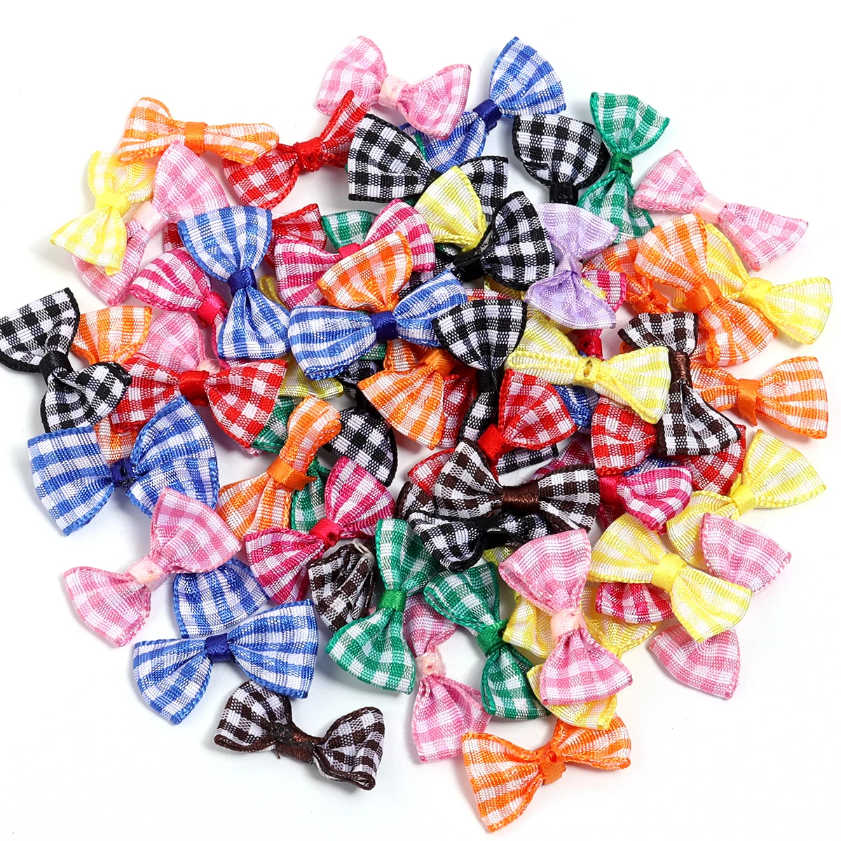 

Полиэстеровые клетчатые банты 30 шт.