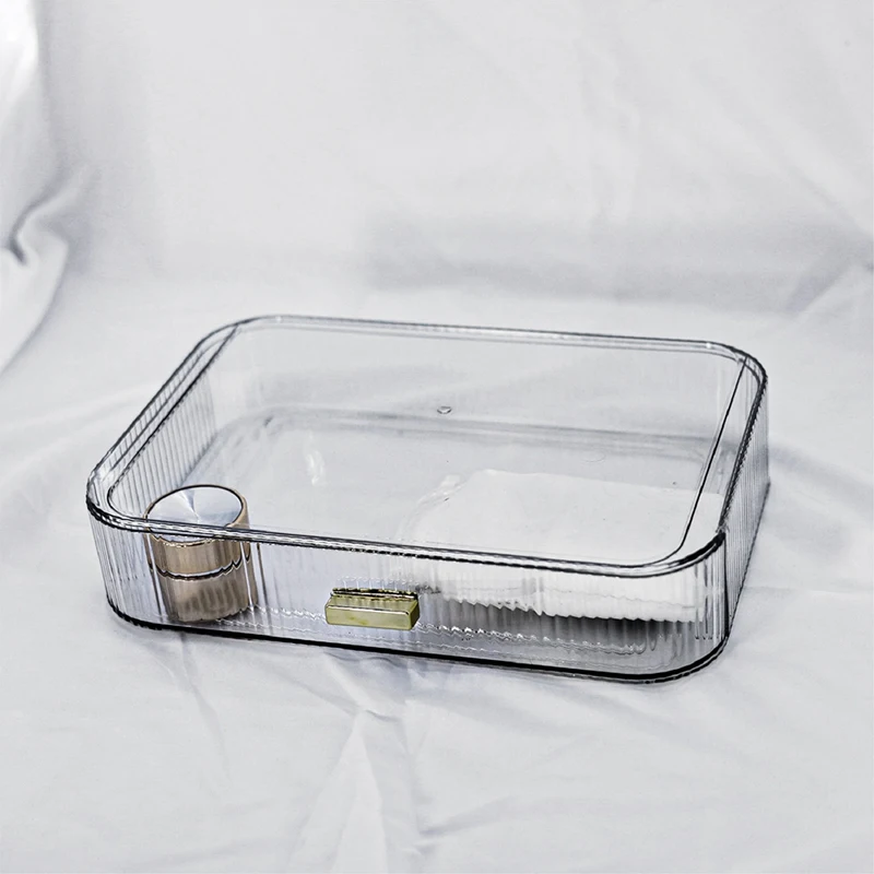 Штабелируемые ящики-органайзеры для макияжа органайзеры туалетного столика и