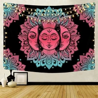 tarot tapestry psychedelic scene wall hanging fantasy plant witchcraft tapestries bedroom living room wall rugs home decor