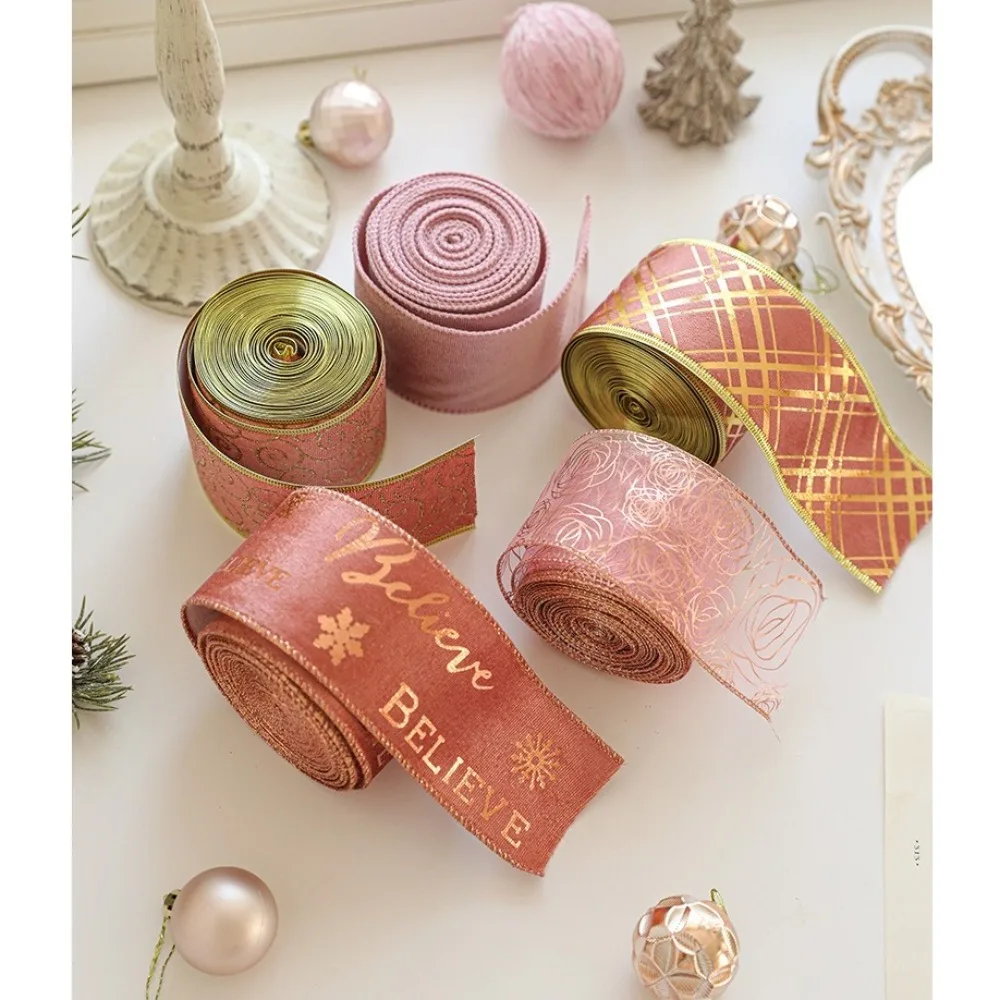Новая 2-метровая рождественская лента рождественский подарок ткань сделай сам